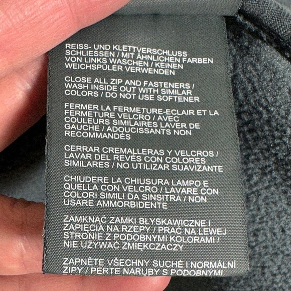 Jack Wolfskin Fleece Full Zipper Sweater Jacket Size Large Blue At Home Hiking L - Picture 10 of 13